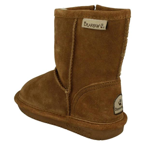 Bear Paw Girls Bearpaw Real Sheepskin Lined Boots Emma Toddler