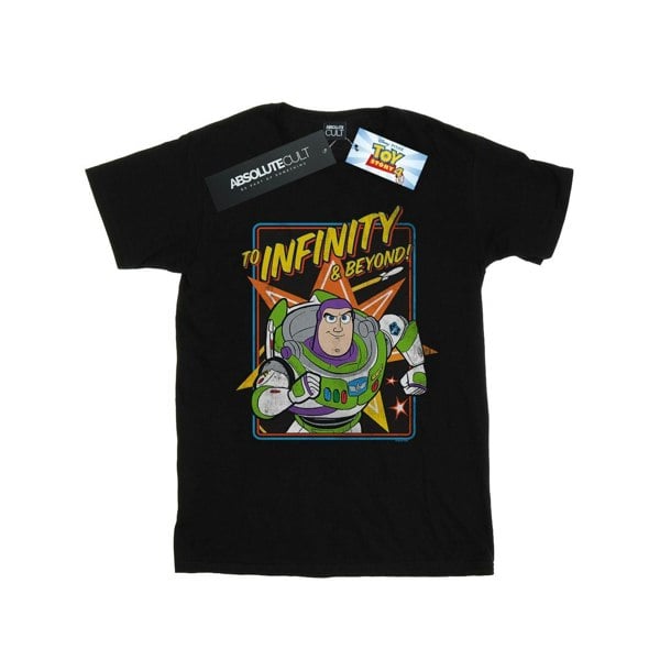 Disney Mens Toy Story 4 Buzz To Infinity T-Shirt - Black