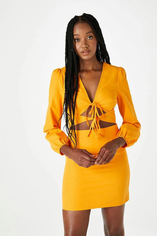 Urban Bliss Cut Out Shirt Dress