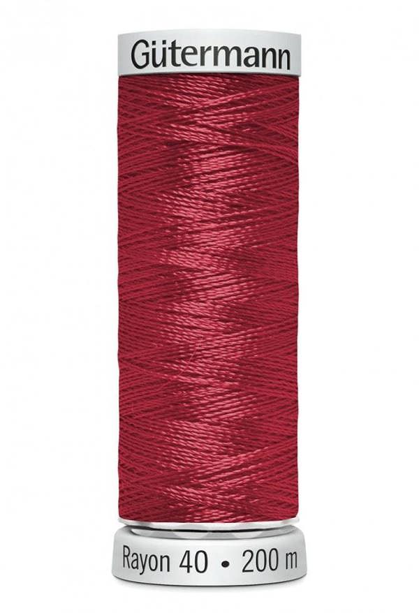 Gutermann No 40 Sulky Rayon Embroidery Thread 200m Rayon Thread Suitable For Embroidery