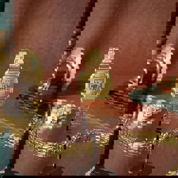 Casio Unisex Vintage Gold & Green Digital Watch LA680WEGV-9AEF