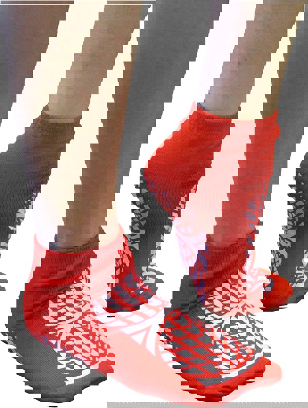 Aidapt Patient Slipper Socks Red Med