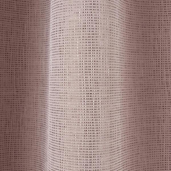 Smart Living Textured Rib Weave Boutique Pencil Pleat Curtain - Blush