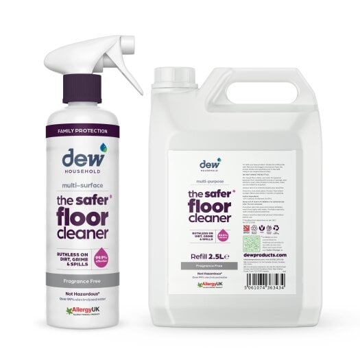 Dew Household the safer Multi-Surface Floor Cleaner Fragrance-Free - Bundle Pack