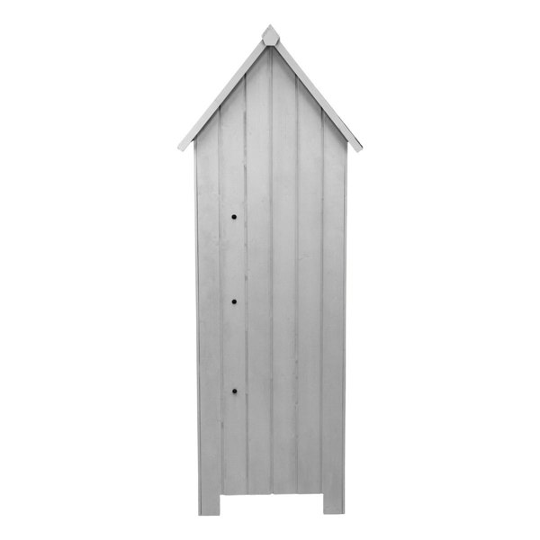 Monstershop Wooden Garden Shed – Light Grey