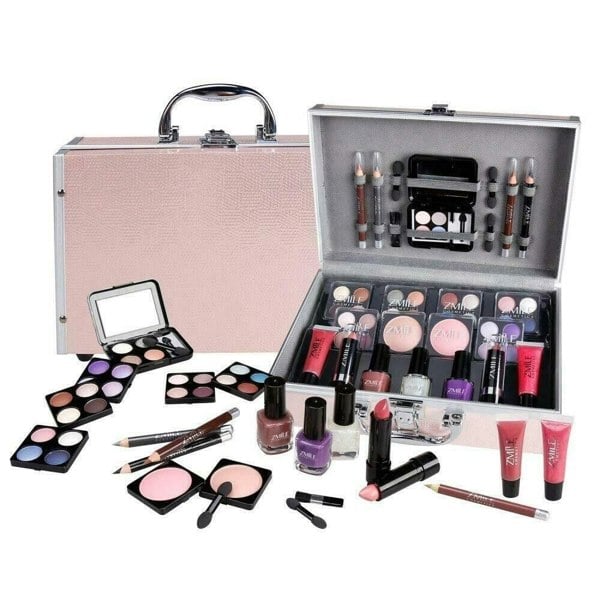 ZMILE Cosmetics 42 Piece Vegan Eyecatcher Makeup Kit Vanity Case