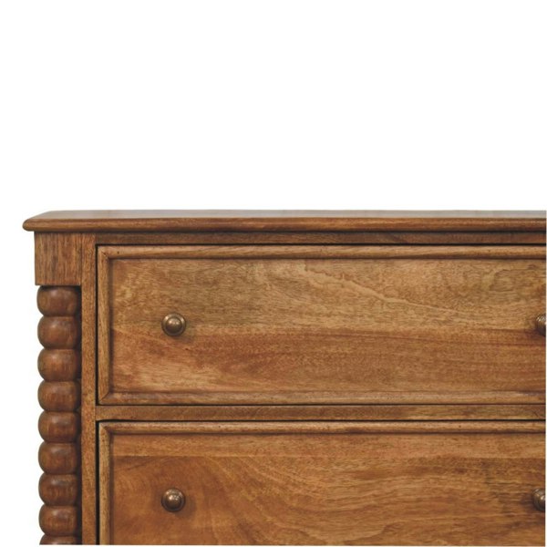 Artisan Furniture Solid Wood Spindle Chest