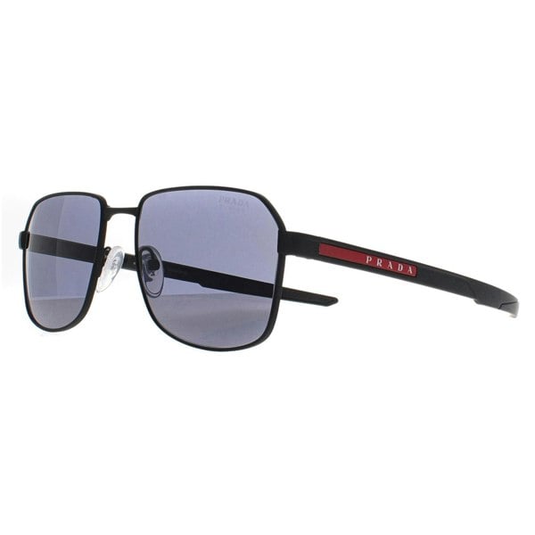 Prada Sport Sunglasses PS54WS DG009R Black Rubber Blue
