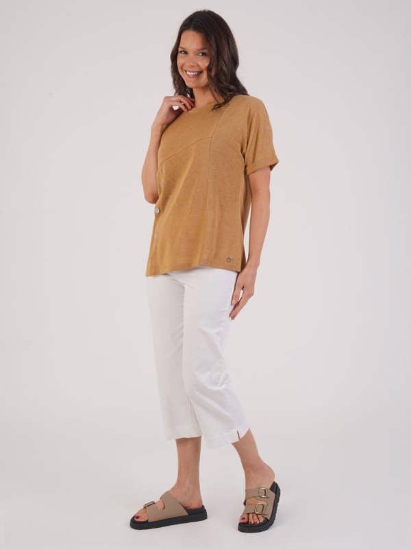 VIZ-A-VIZ Gold Asymmetric Top