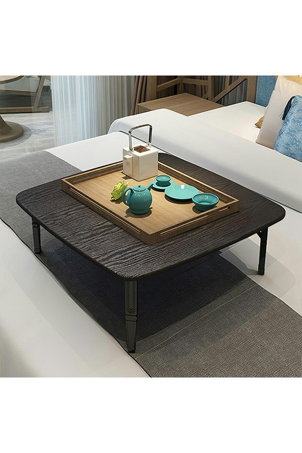 Living and Home Square 60cm Wooden Folding Coffee Table
