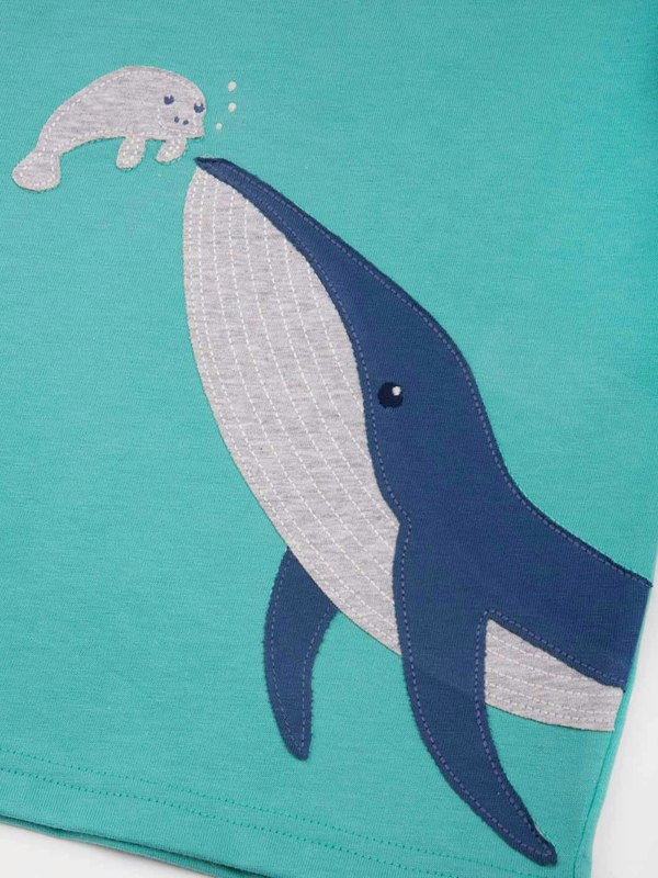 Kite Boys Organic Whale And Manatee T-Shirt