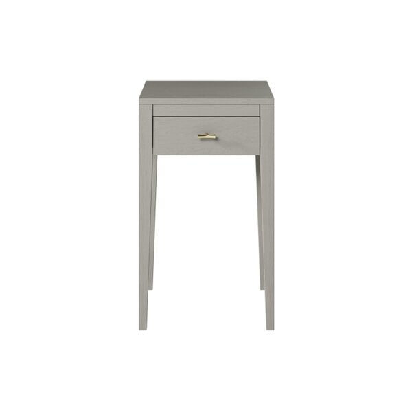 Wyld Haus Olinda Mist Grey Wood Grain 1 Drawer Bedside Table