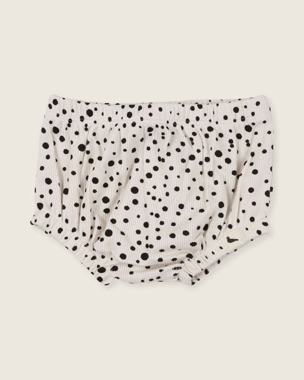 Cream Abstract Spot Print Bloomers - image 1