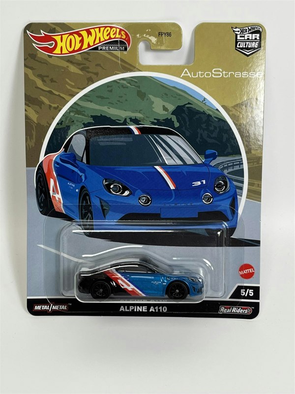 Hot Wheels Alpine A110 Auto Strasse 1:64 Scale Hot Wheels Real Riders HCK17