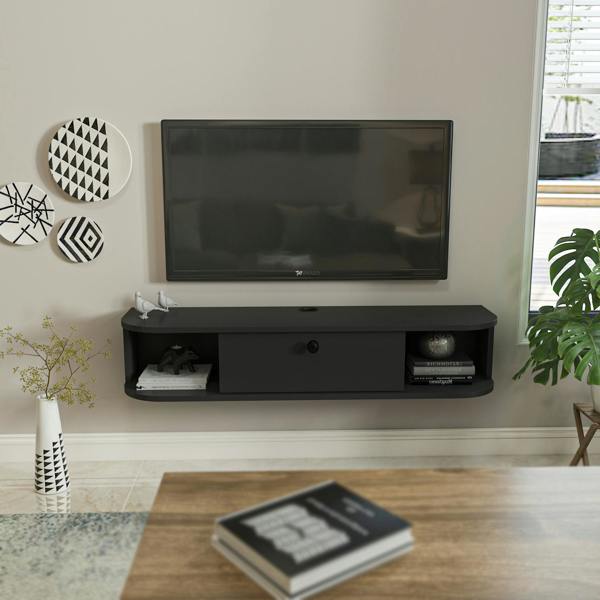 Decorotika Ibarra Floating Tv Stand TV Unit TV Cabinet for TV's up to 55"