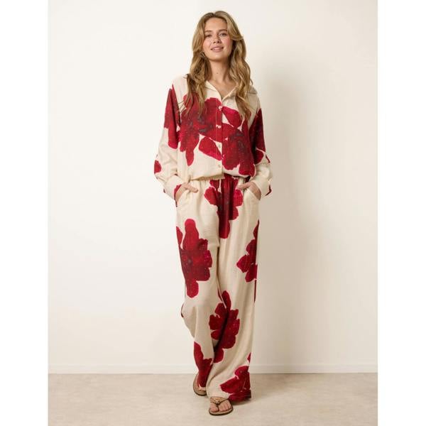 Blue Vanilla Floral Print Co-Ord Set