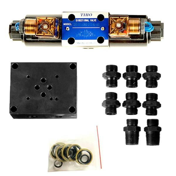 Winchmax 15,000lb (6,804kg) Hydraulic Winch 25m x 12mm Dyneema Rope Competition Hook 12V Control System