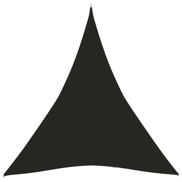 Berkfield Sunshade Sail 160 g/m�__ Black 4x5x5 m HDPE