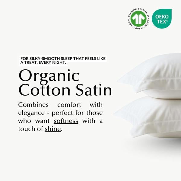Ethical Bedding Bed Sheet Set (Organic Cotton Satin)