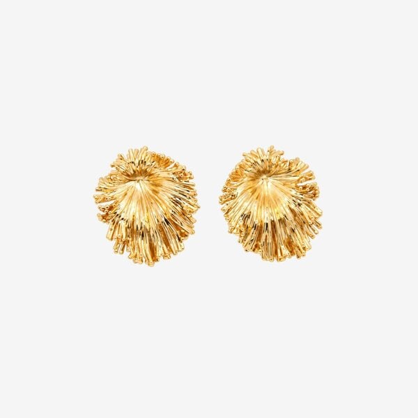 Uchi & Soto Kin Gold Statement Stud Earrings