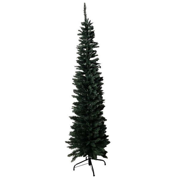 Samuel Alexander 6.5ft (2m) Pencil Style Slim Artificial Christmas Tree in Green