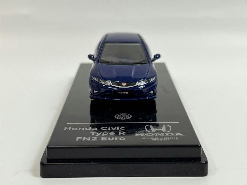 honda civic type r fn2 euro sapphire blue rhd 1:64 scale paragon 64 65396