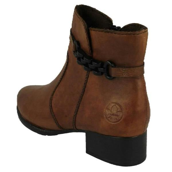 Rieker Womens Rieker Zip Up Chelsea Style Ankle Boot 78676
