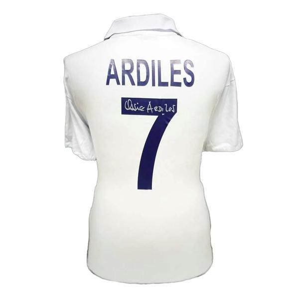 Unbranded Ossie Ardiles signed 1978 Tottenham #7 shirt. — Framed