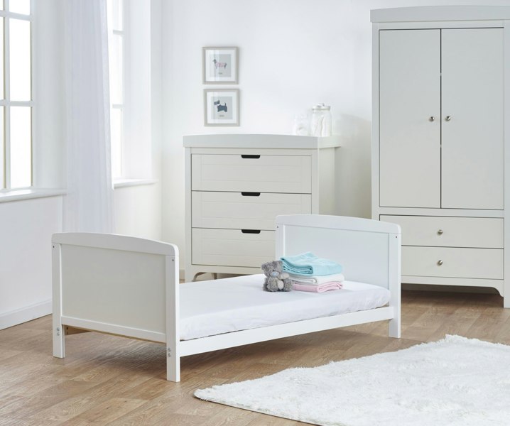 Kinder Valley Sydney Cot Bed White with Kinder Flow Mattress