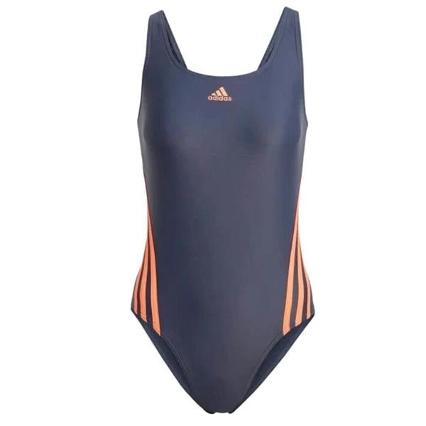 Adidas Womens/Ladies One Piece Swimsuit - Navy - 