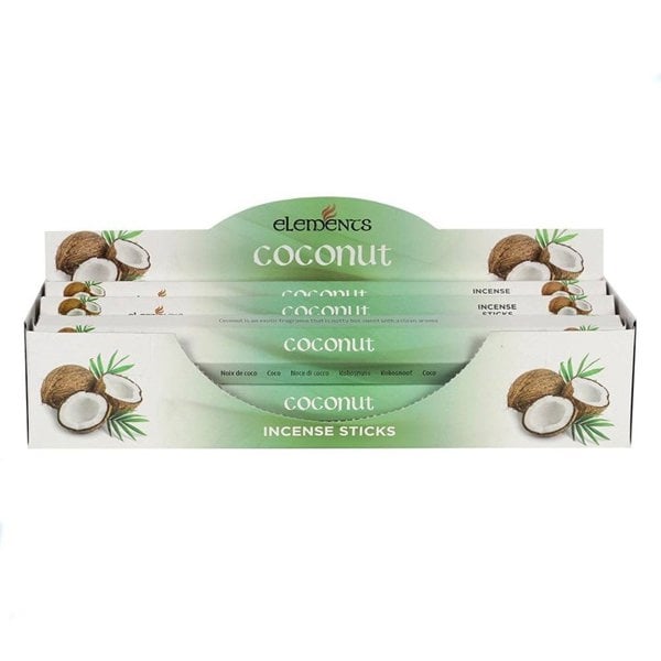 Serano Set of 6 Packets of Elements Coconut Incense Sticks