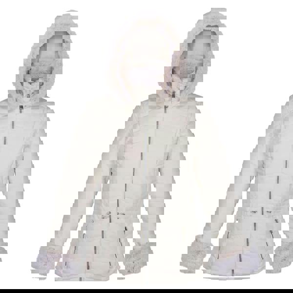 Regatta Womens/Ladies Willabella Faux Fur Trim Jacket - Light Vanilla - 