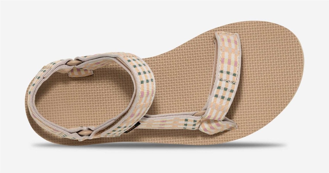 Teva Original Universal Women's Check Taupe Sandals
