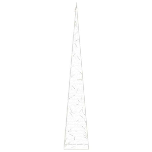 Berkfield Acrylic Decorative LED Light Cone Blue 90 cm