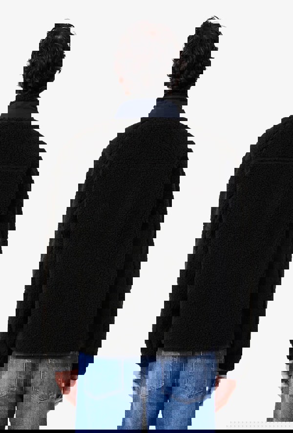 Lacoste Colour-Block Sherpa Fleece Jacket