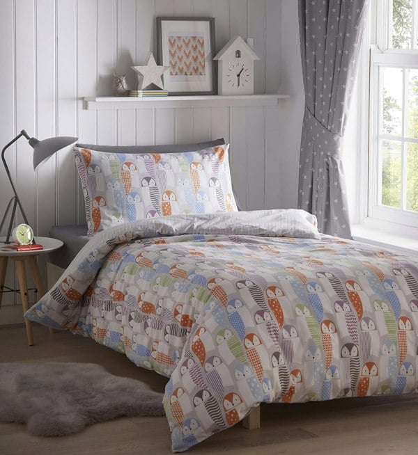 Portfolio Home Owls Children Bedding Duvet Cover Set