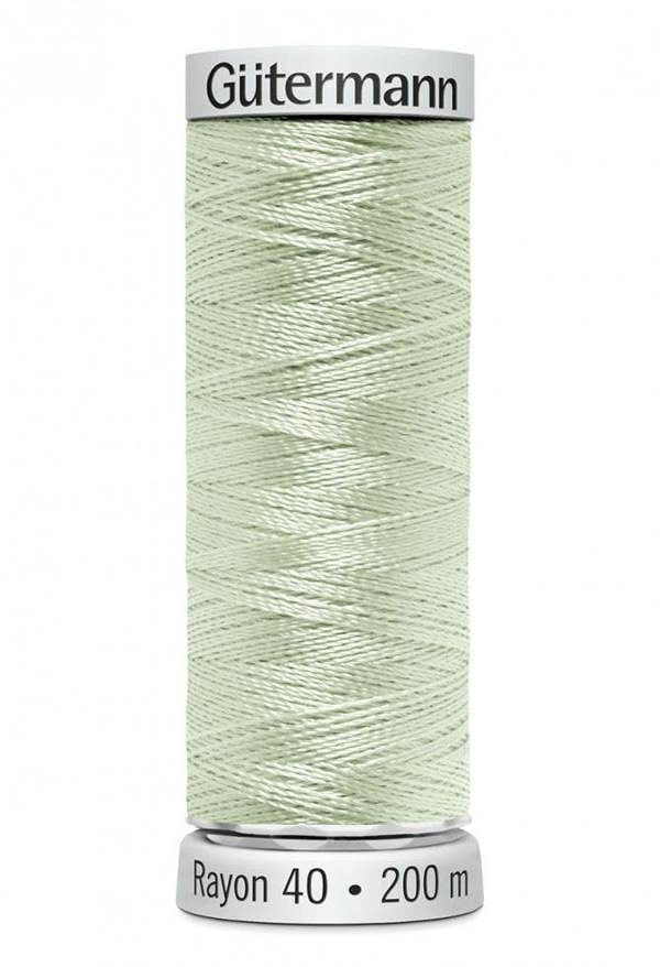 Gutermann No 40 Sulky Rayon Embroidery Thread 200m Rayon Thread Suitable For Embroidery
