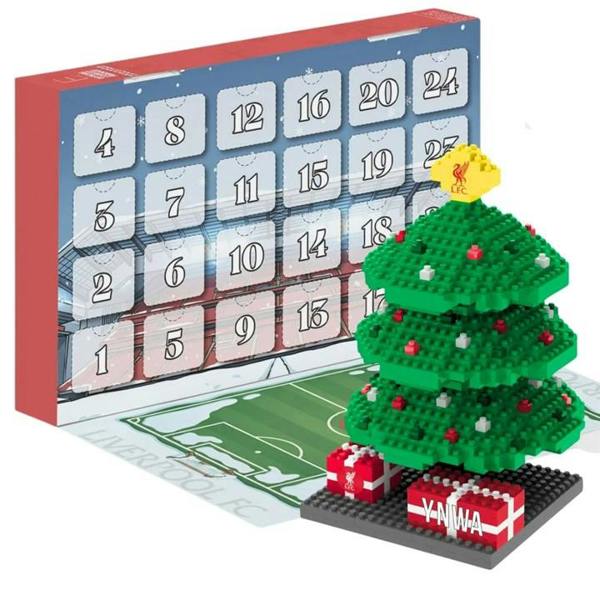 Liverpool FC BRXLZ Tree Advent Calendar, Advent Calendars And Cards, Month To View, Sports, Gift