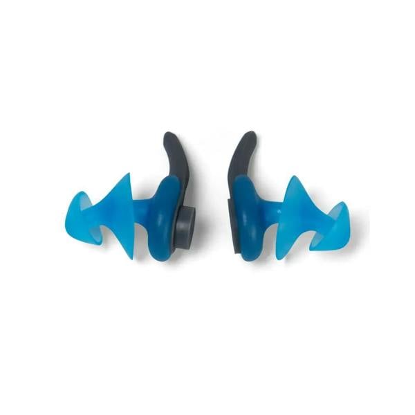 Speedo Biofuse 2.0 aquatic ear plug with blue shark fin silicone design