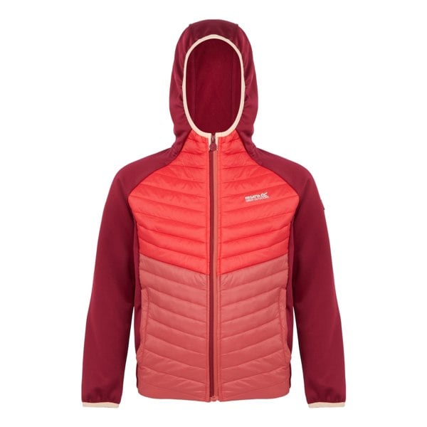 Regatta Childrens/Kids Kielder VIII Hybrid Jacket - Rumba Red/Red Sky