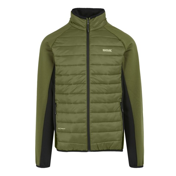 Regatta Men's Clumber IV Full Zip Hybrid Jacket - Nephrite Green/Black