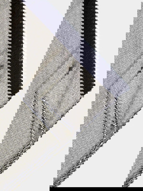 Yoga Studio Two Toned Cotton Yoga Blanket - Two Toned - Navy