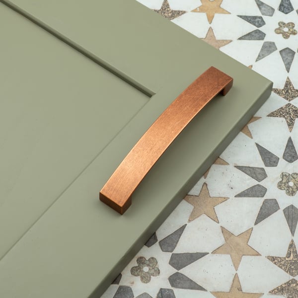 Handle & Home Antique Copper Bow Handles