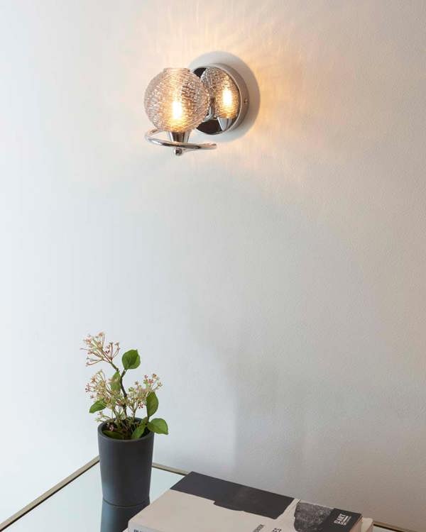 Pagazzi Lighting Twine Polished Chrome Wall Light
