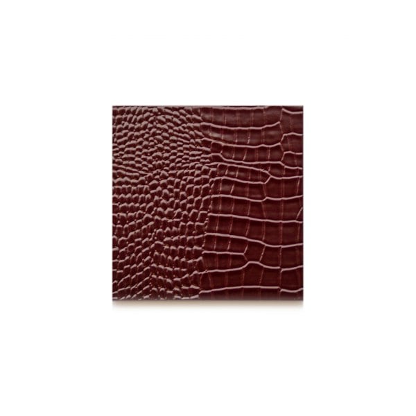 POSH TRADING COMPANY Coaster - Faux Python Burgundy