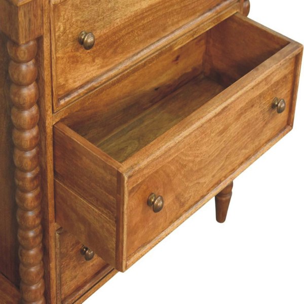 Artisan Furniture Solid Wood Spindle Chest