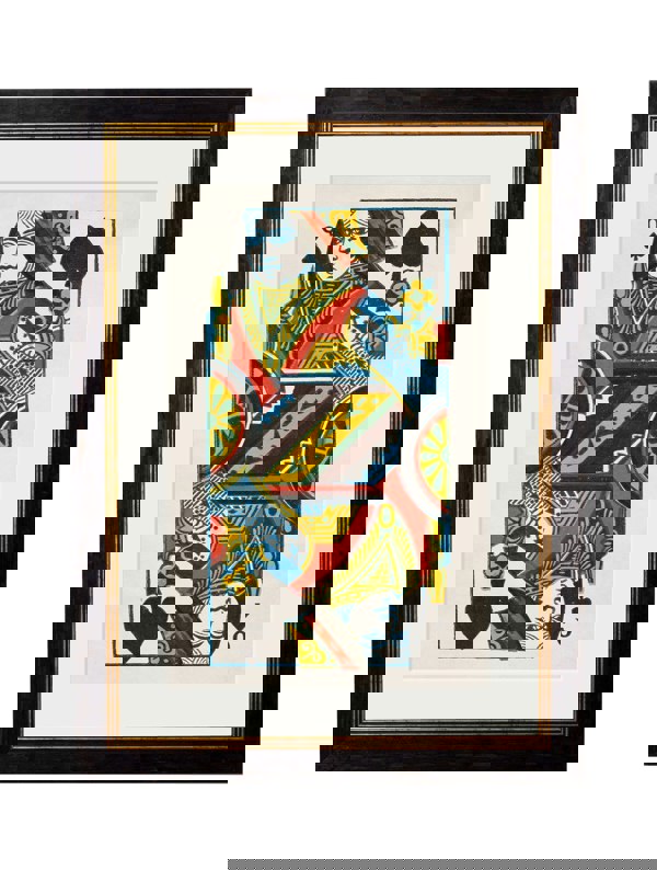 Exceptional Art c1888 King & Queen of Spades