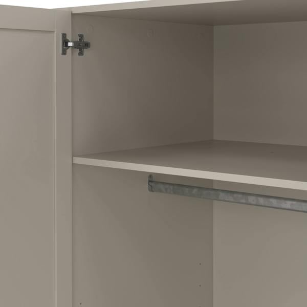 Furniture To Go Brande Wardrobe with 4 Frame Doors in Cashmere