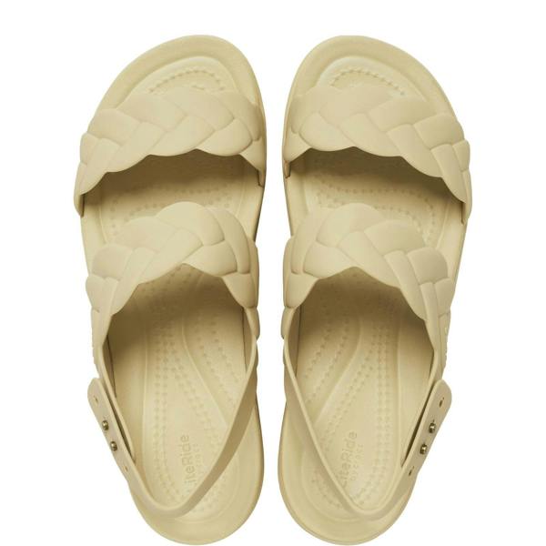 Crocs Brooklyn Women's Woven Low Wedge Sandals