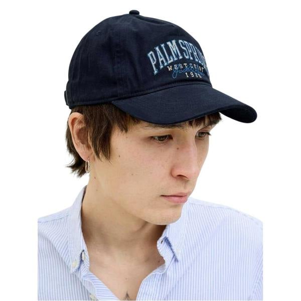 Jack And Jones Mens Palm Springs Dad Hat - Sky Captain - 